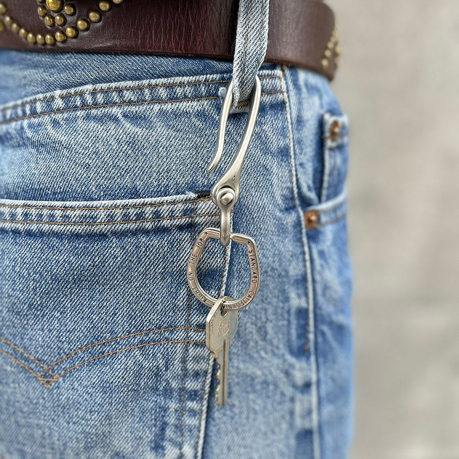 [STANDARD CALIFORNIA]Button Works / SD Fishhook Shackle Key/SILVER(OTAOC070)