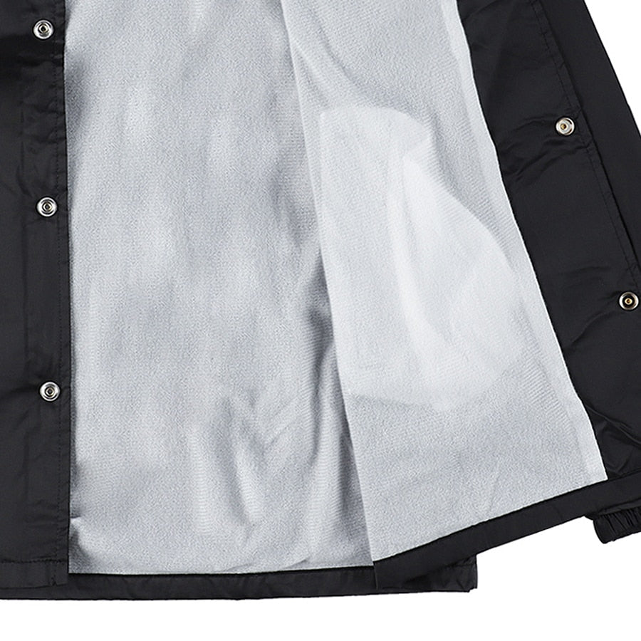 STANDARD CALIFORNIA]CALIFOLKS Patch Coach Jacket/BLACK(OUNLE190