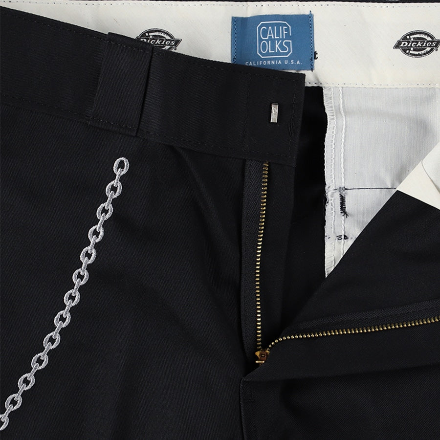 [STANDARD CALIFORNIA]CALIFOLKS Dickies 874 Embroidery W-Chain/BLACK(BTKPC230)