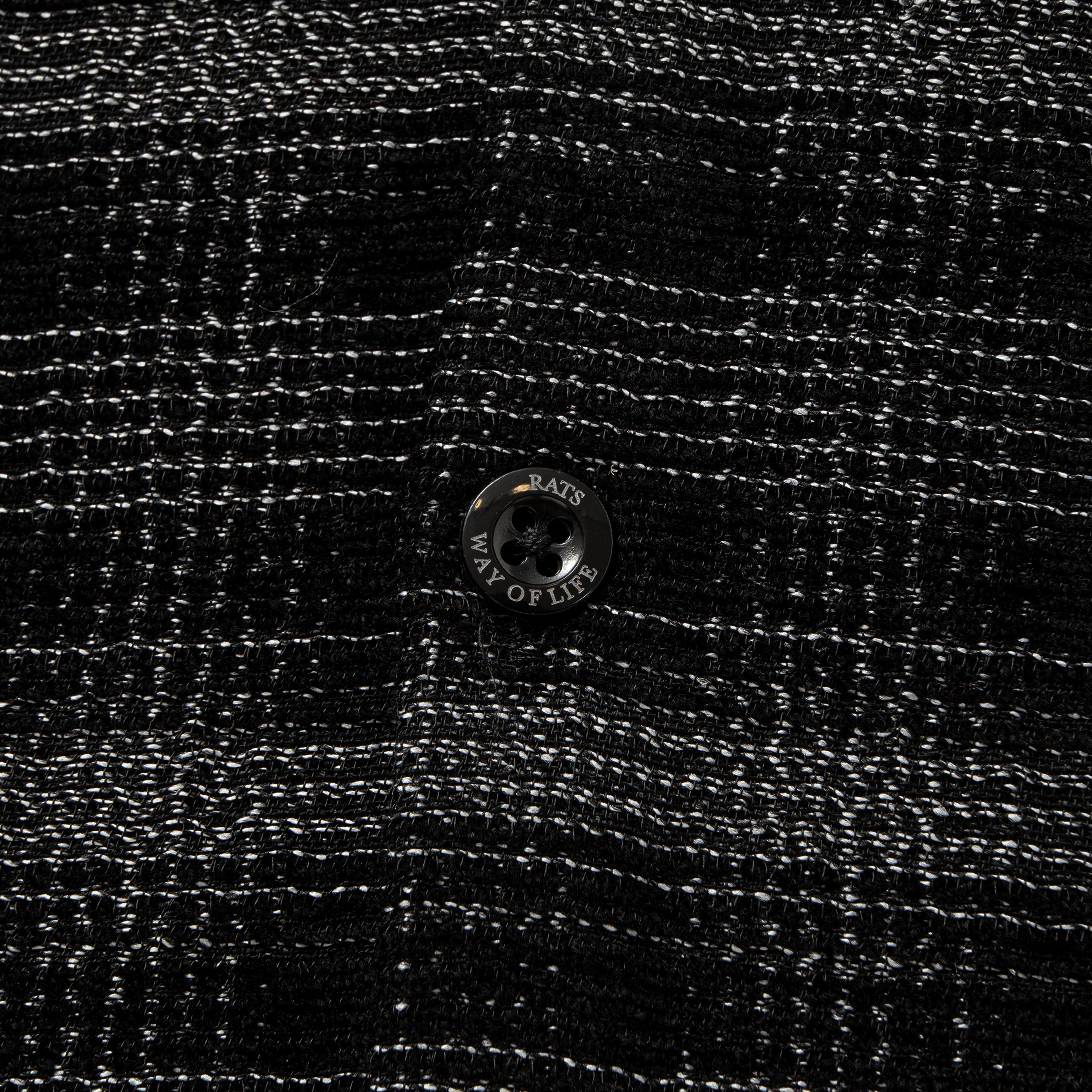 RATS]OMBRE CHECK SHIRT/BLACK – R&Co.