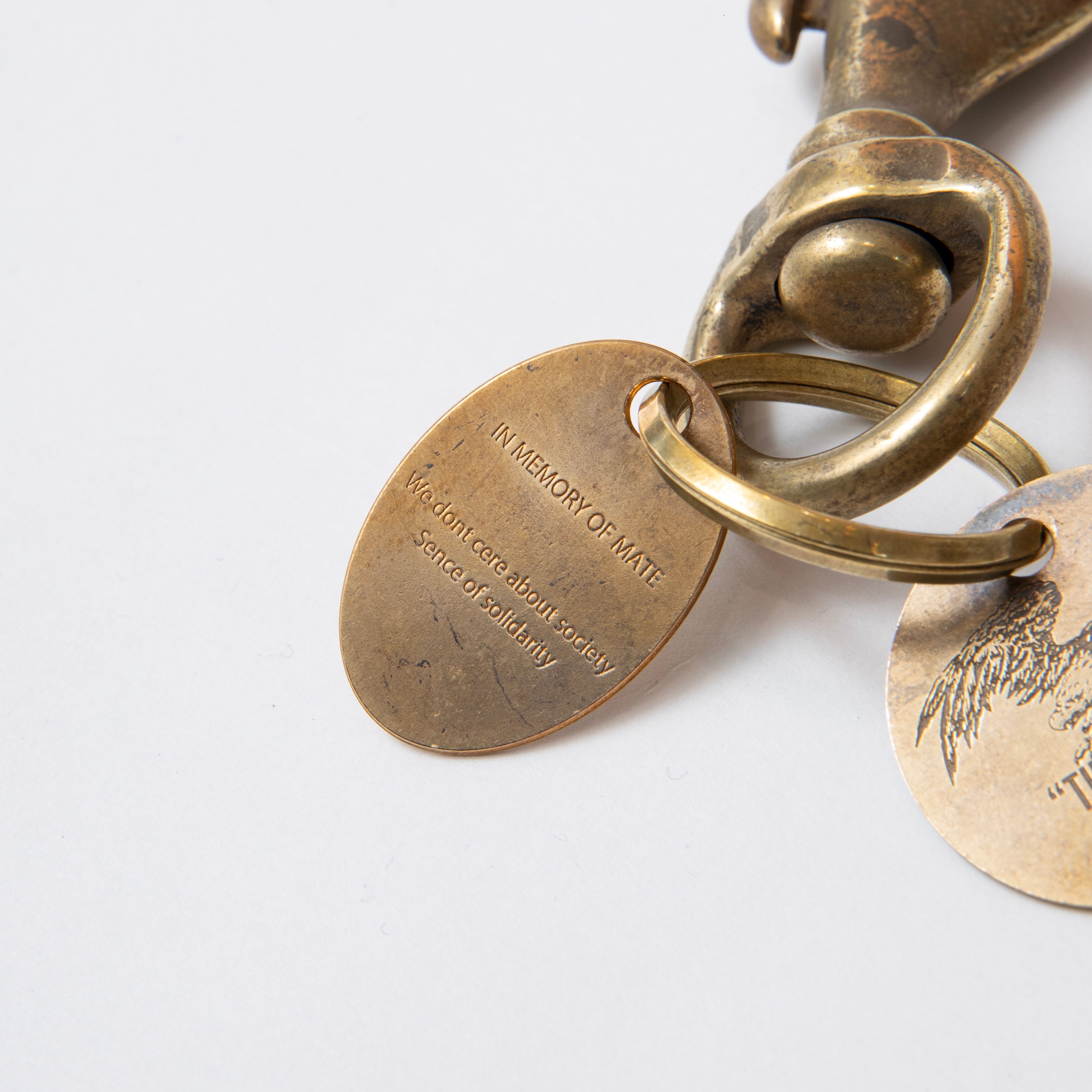 RATS 真鍮キーホルダー RATS]KEY HOLDER TYPE-A/GOLD – R&Co.