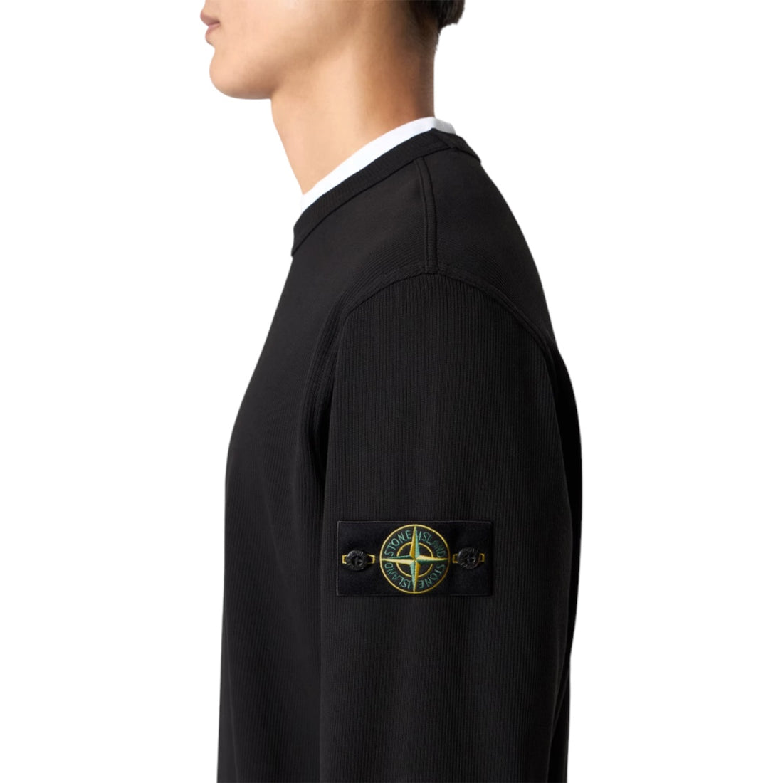 [STONE ISLAND]ORGANIC COTTON INTERLOCK(61000-17-S0472)