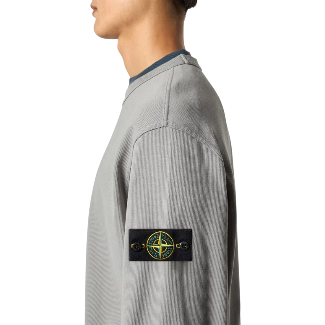 [STONE ISLAND]ORGANIC COTTON INTERLOCK(61000-17-S0472)