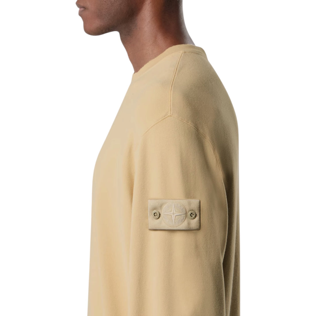 [STONE ISLAND]STRETCH COTTON FLEECE_S.I. GHOST(61000-69-S0F53)