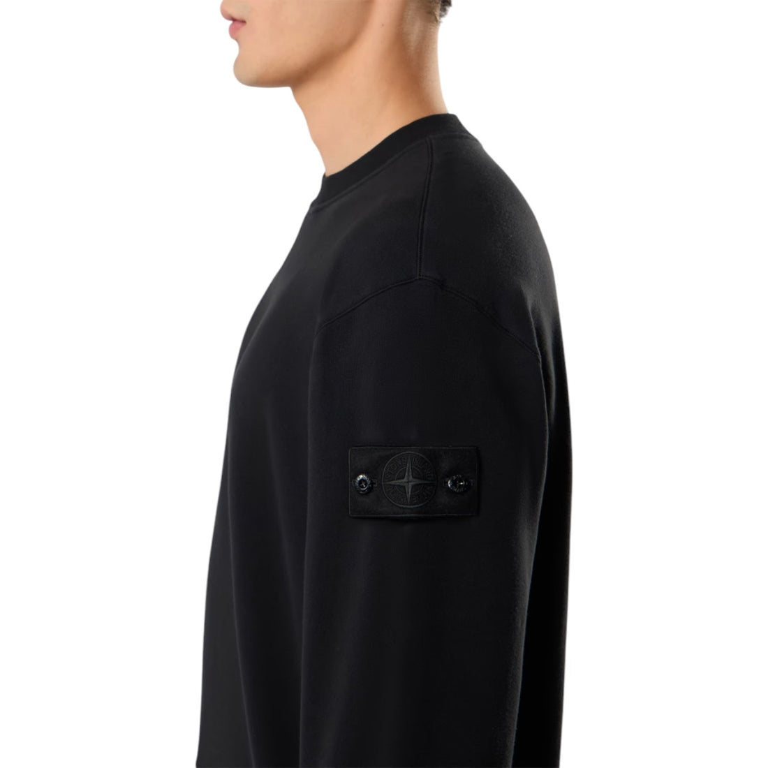 [STONE ISLAND]STRETCH COTTON FLEECE_S.I. GHOST(61000-69-S0F53)