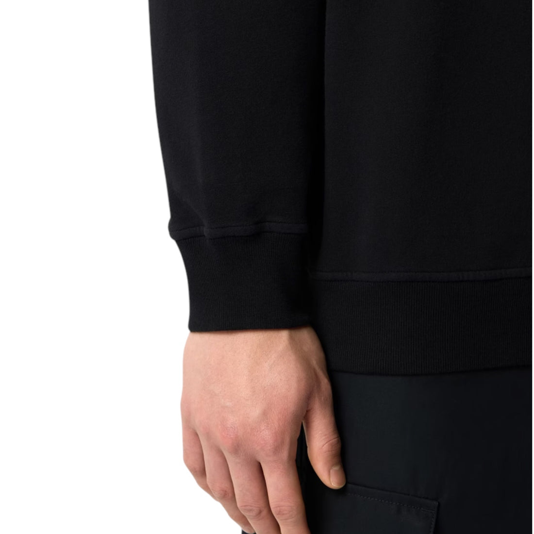[STONE ISLAND]STRETCH COTTON FLEECE_S.I. GHOST(61000-69-S0F53)