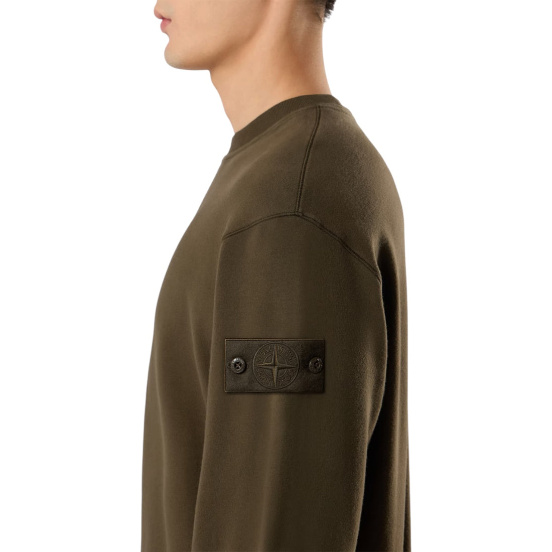 [STONE ISLAND]STRETCH COTTON FLEECE_S.I. GHOST(61000-69-S0F53)