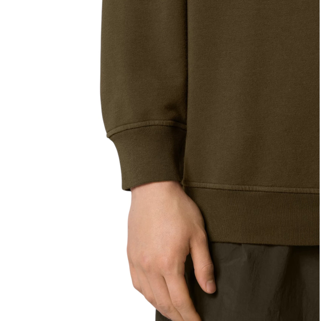 [STONE ISLAND]STRETCH COTTON FLEECE_S.I. GHOST(61000-69-S0F53)