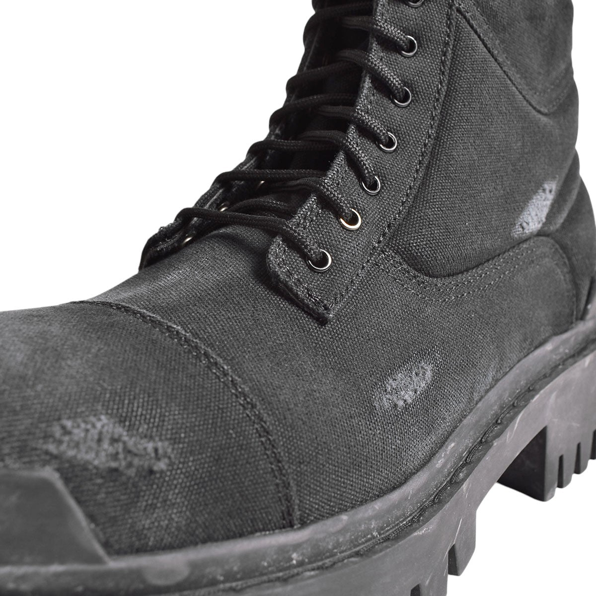 BALENCIAGA Strike バレンシアガ ブーツ L20 ブラック 42 BALENCIAGA バレンシアガ ペイント ストライクブーツL20/レース