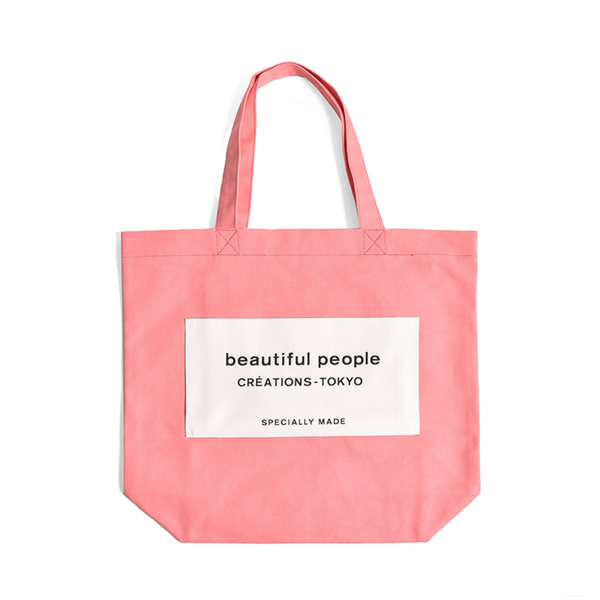 [beautiful people]SDGs name tag tote bag/PINK(7336622901) R&Co.