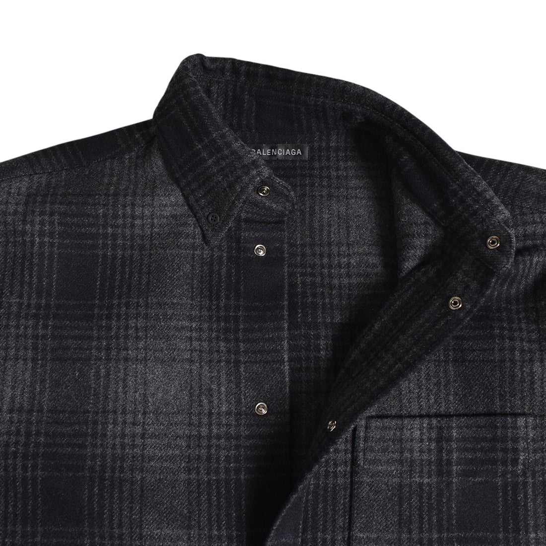 BALENCIAGA]Oversized Check Shirt/GRAY/BLACK(725377-TRU17) – R&Co