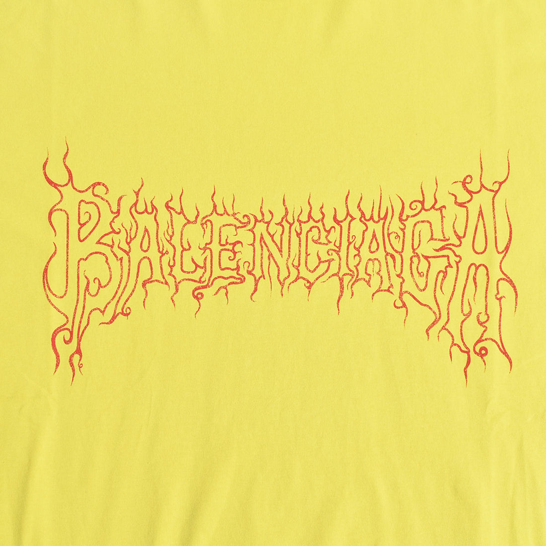 [BALENCIAGA]Oversized T-Shirt/YELLOW(739028TPVN5)