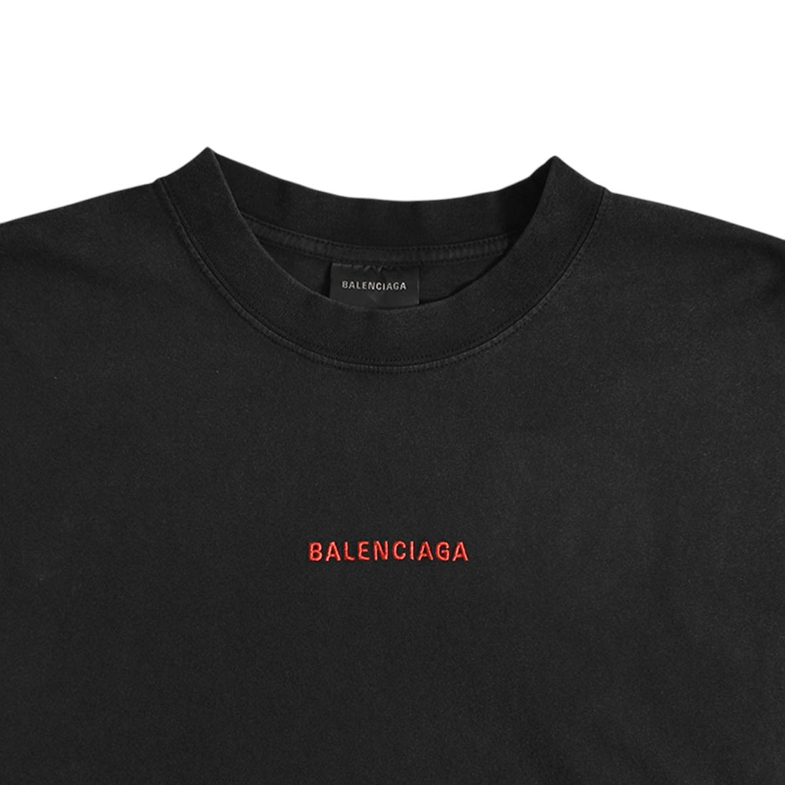 [BALENCIAGA]Medium Fit T-Shirt/BLACK/RED(764235TTVJ1)