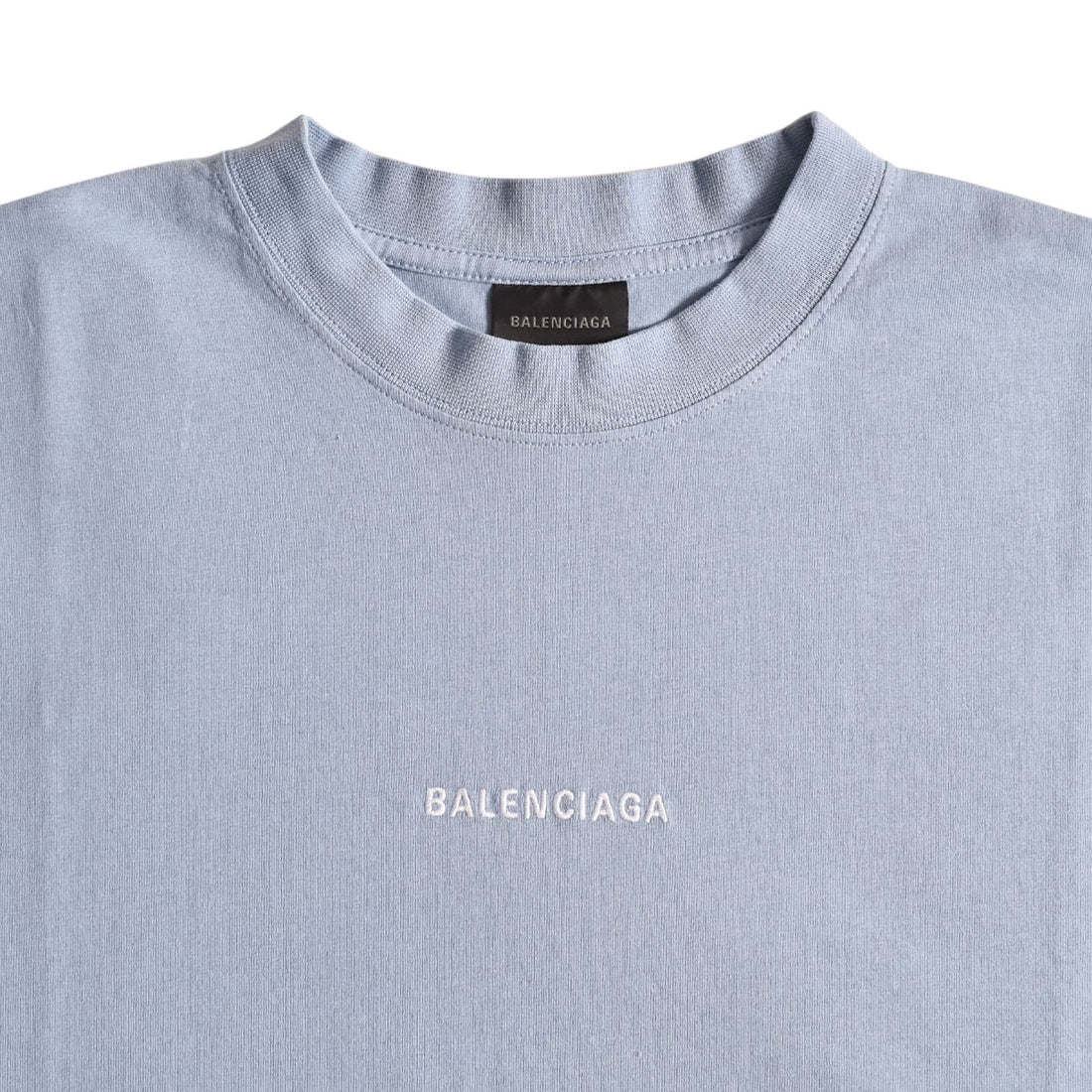 [BALENCIAGA]Medium Fit T-shirt/LIGHT BLUE(764235TTVJ1)