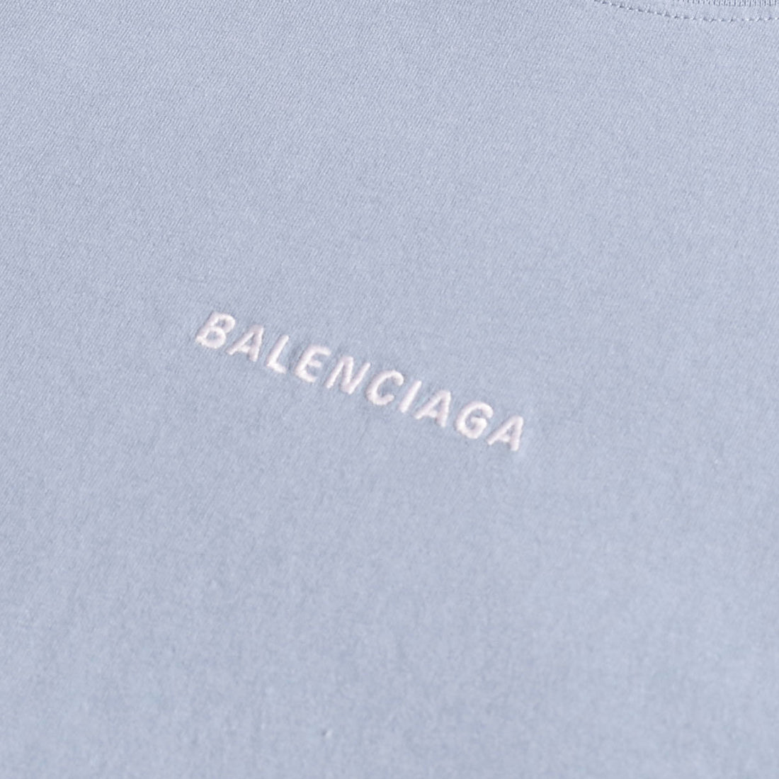 [BALENCIAGA]Medium Fit T-shirt/LIGHT BLUE(764235TTVJ1)