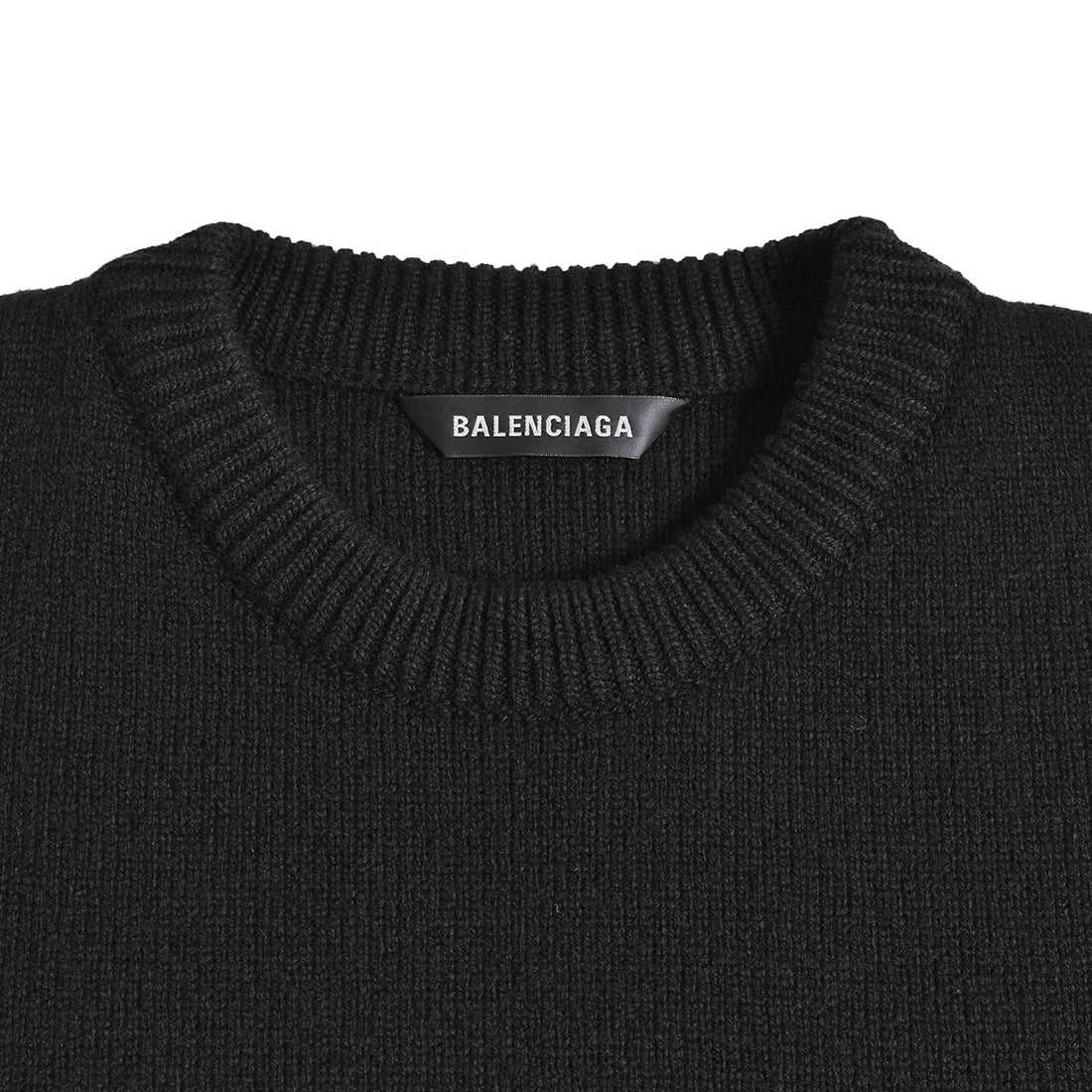 [BALENCIAGA]Crewneck Sweater/BLACK(764454T1675)