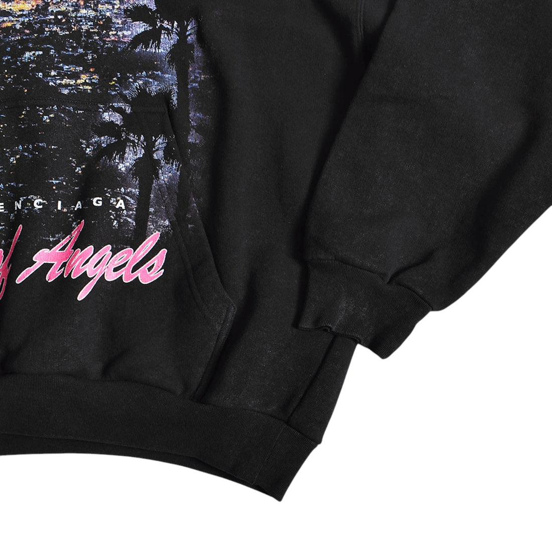 [BALENCIAGA]Medium Fit Hoodie/WASH BLACK(767877-TSVR3)