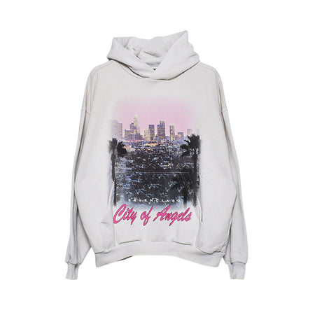 [BALENCIAGA]Medium Fit Hoodie/WHITE(767877-TSVR3)