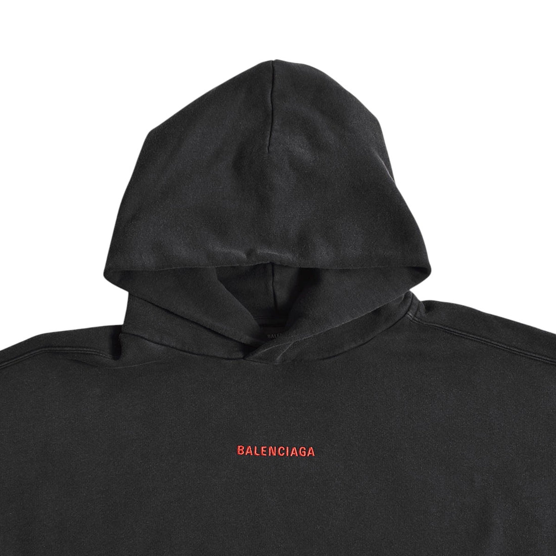 [BALENCIAGA]Medium Fit Hoodie/BLACK/RED(767877-TTVJ2)