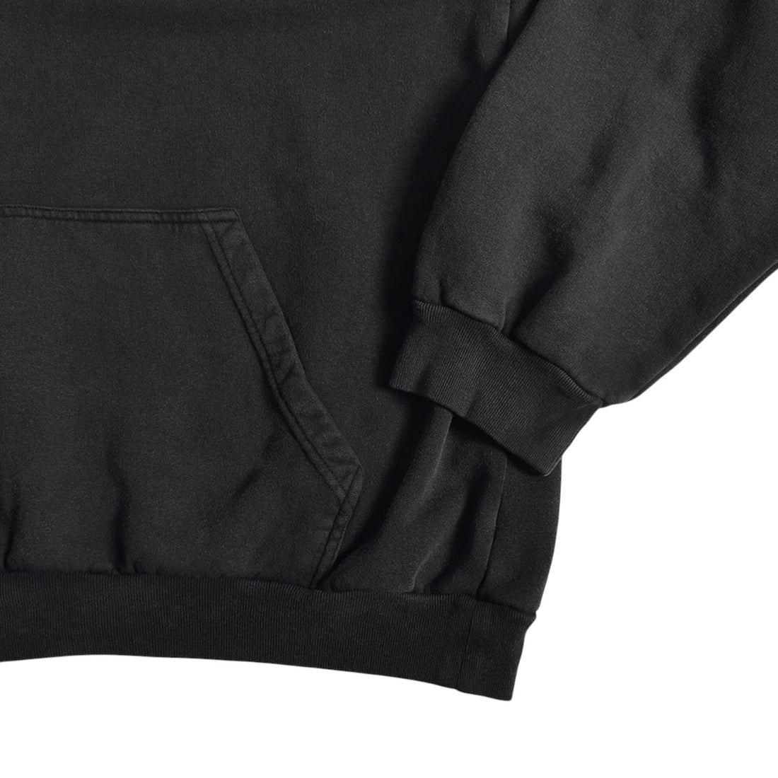 [BALENCIAGA]Medium Fit Hoodie/BLACK/RED(767877-TTVJ2)