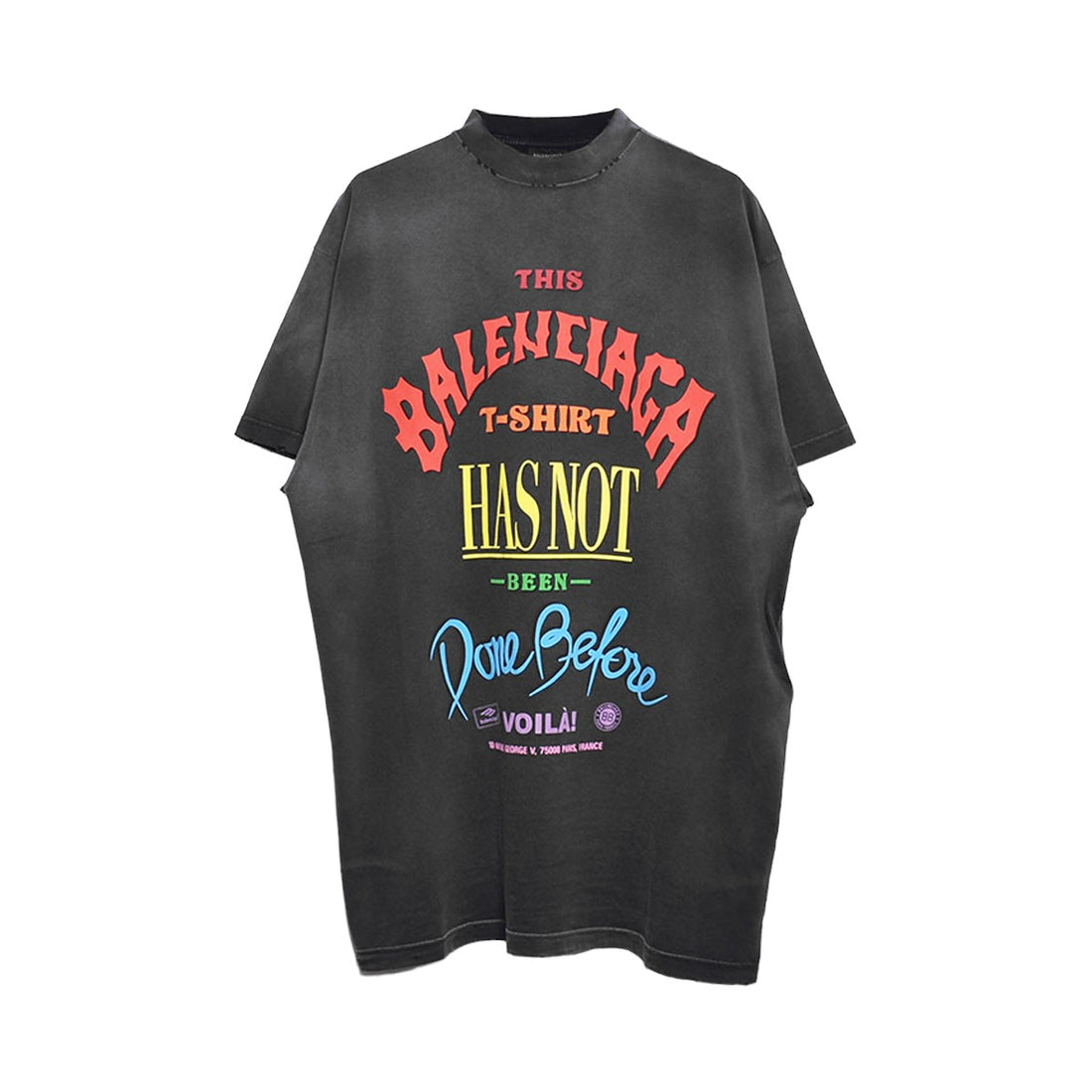BALENCIAGA]Over size T-shirt/BLACK(787349-TQVW4) – R&Co