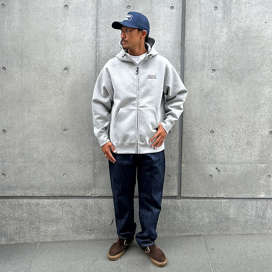 [STANDARD CALIFORNIA]SD Tech Warm Zip Hood Sweat/GRAY(SWOZB200)
