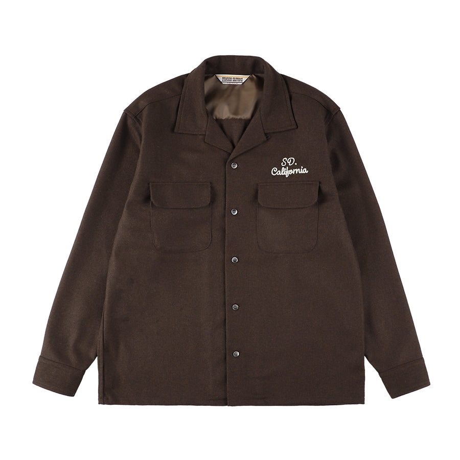 STANDARD CALIFORNIA]D Wool Shirt/Brown(SHOLB270) – R&Co.