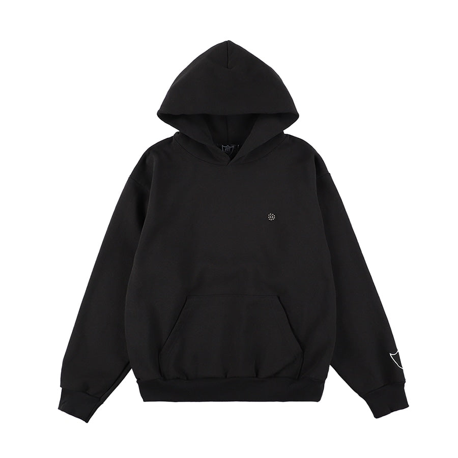 STANDARD CALIFORNIA]HTC Sweat Shirt #Laap Flower Stone Hood/BLACK