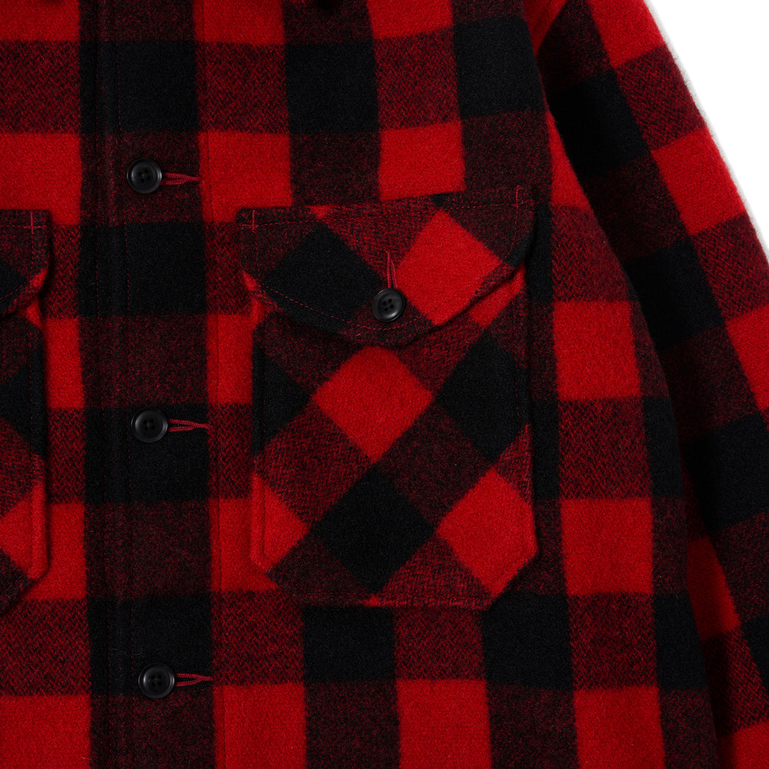[MASSES]PORKCHOP×MASSES WOOL JACKET P/RED/BLACK