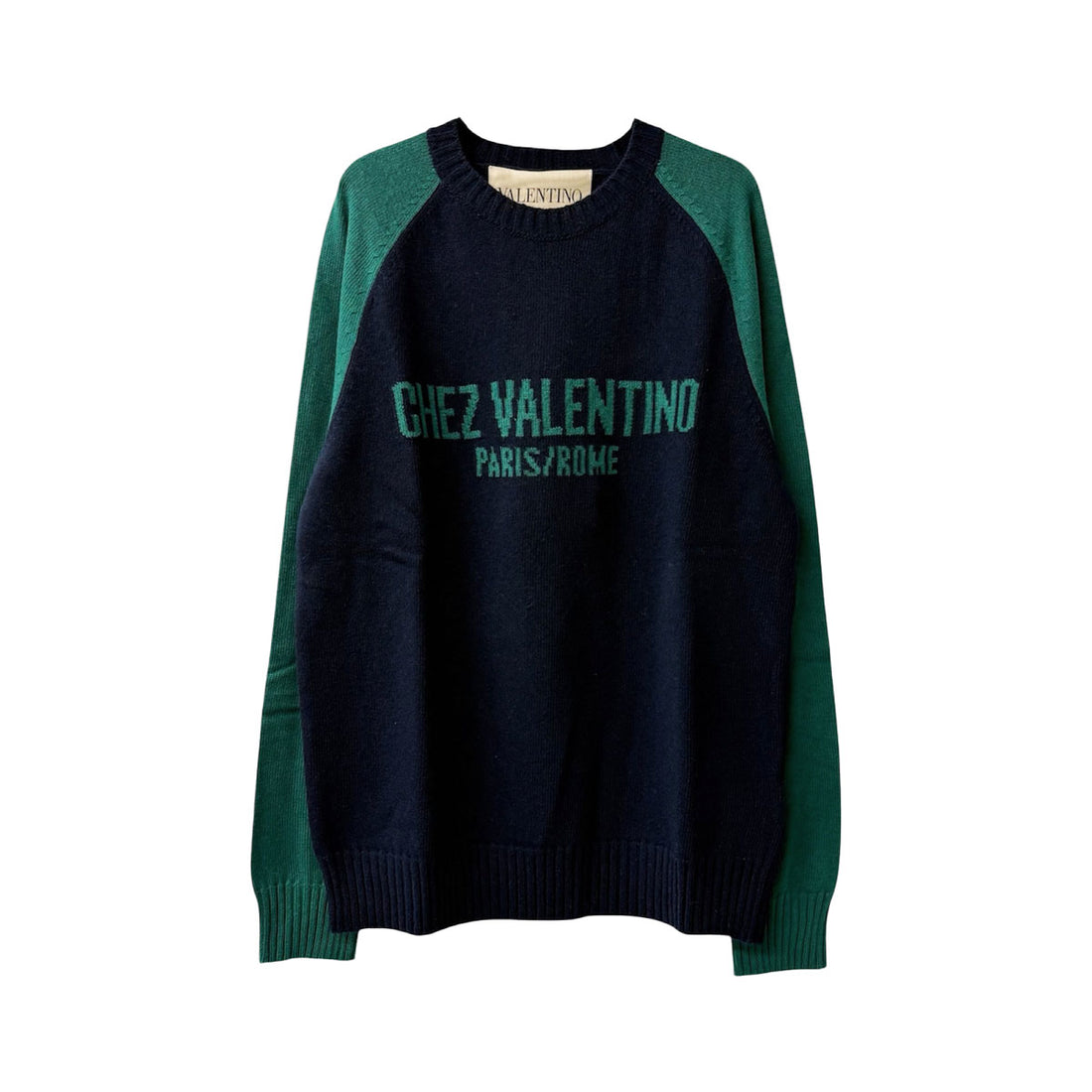 [VALENTINO]KNIT/NAVYGREEN(7V3KC34TB1N)
