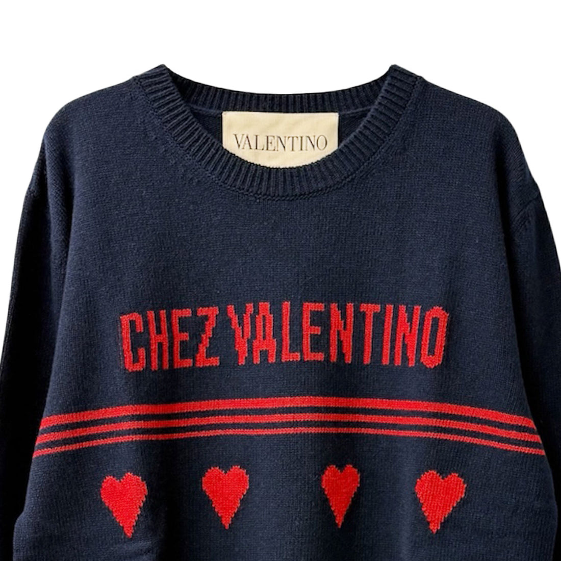 [VALENTINO]KNIT/NAVYRED(7V3KC35AB2E)