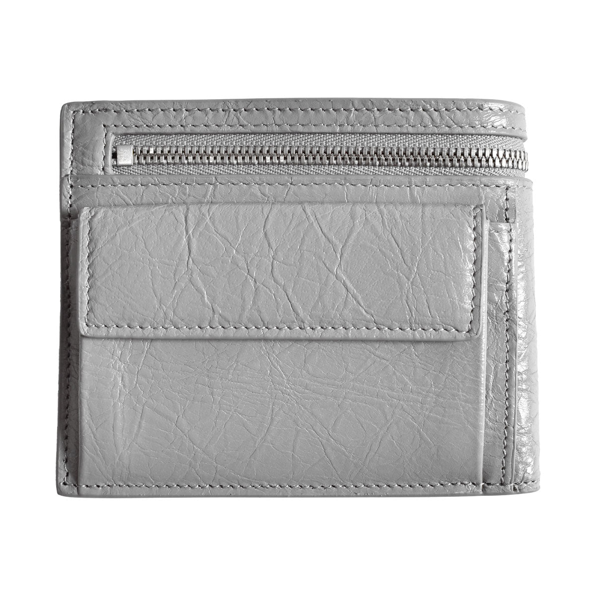 BALENCIAGA]SUPERBUSY SQUARE FOLDED WALLET/GRAY(8018372AA9Z) – R&Co.