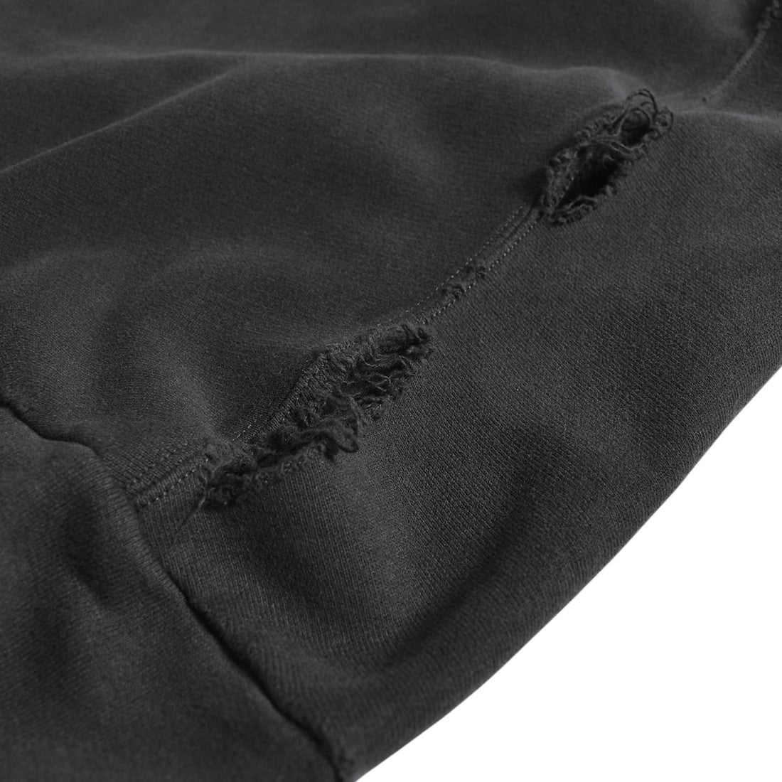 [BALENCIAGA]Pulled Large Zip-Up Hoodie/BLACK(808227-TSVW5)