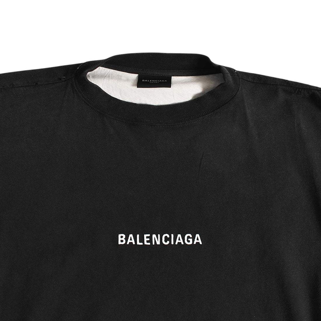[BALENCIAGA]Double T-Shirt/BLACK(835512TSVO9)