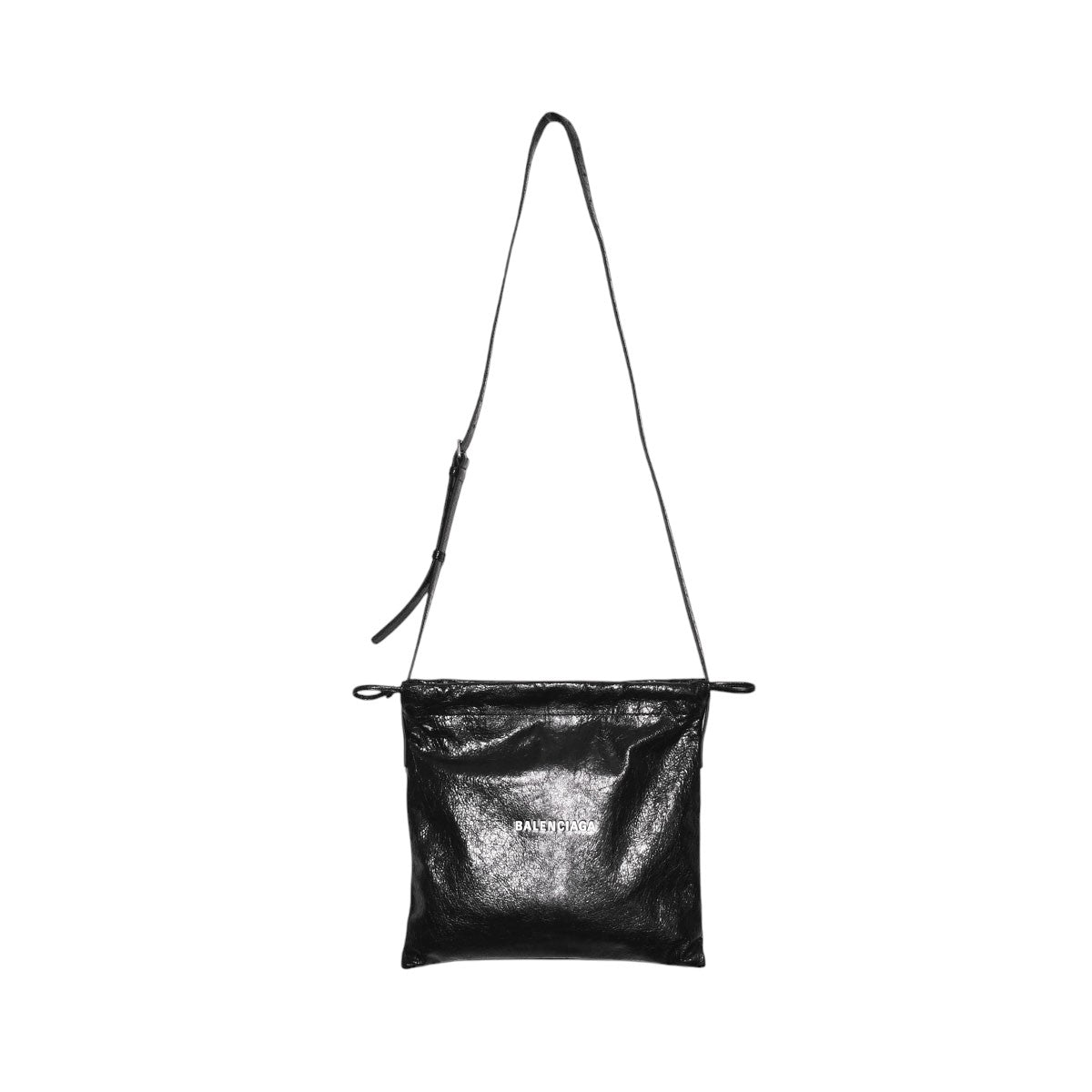 BALENCIAGA]SHOPPER DUSTBAG CROSSB POUCH M/BLACK/WHITE(8471092ABH6