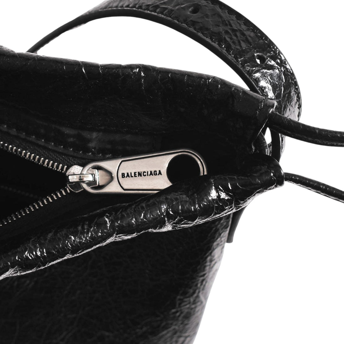 [BALENCIAGA]SHOPPER DUSTBAG CROSSB POUCH M/BLACK/WHITE(8471092ABH6)