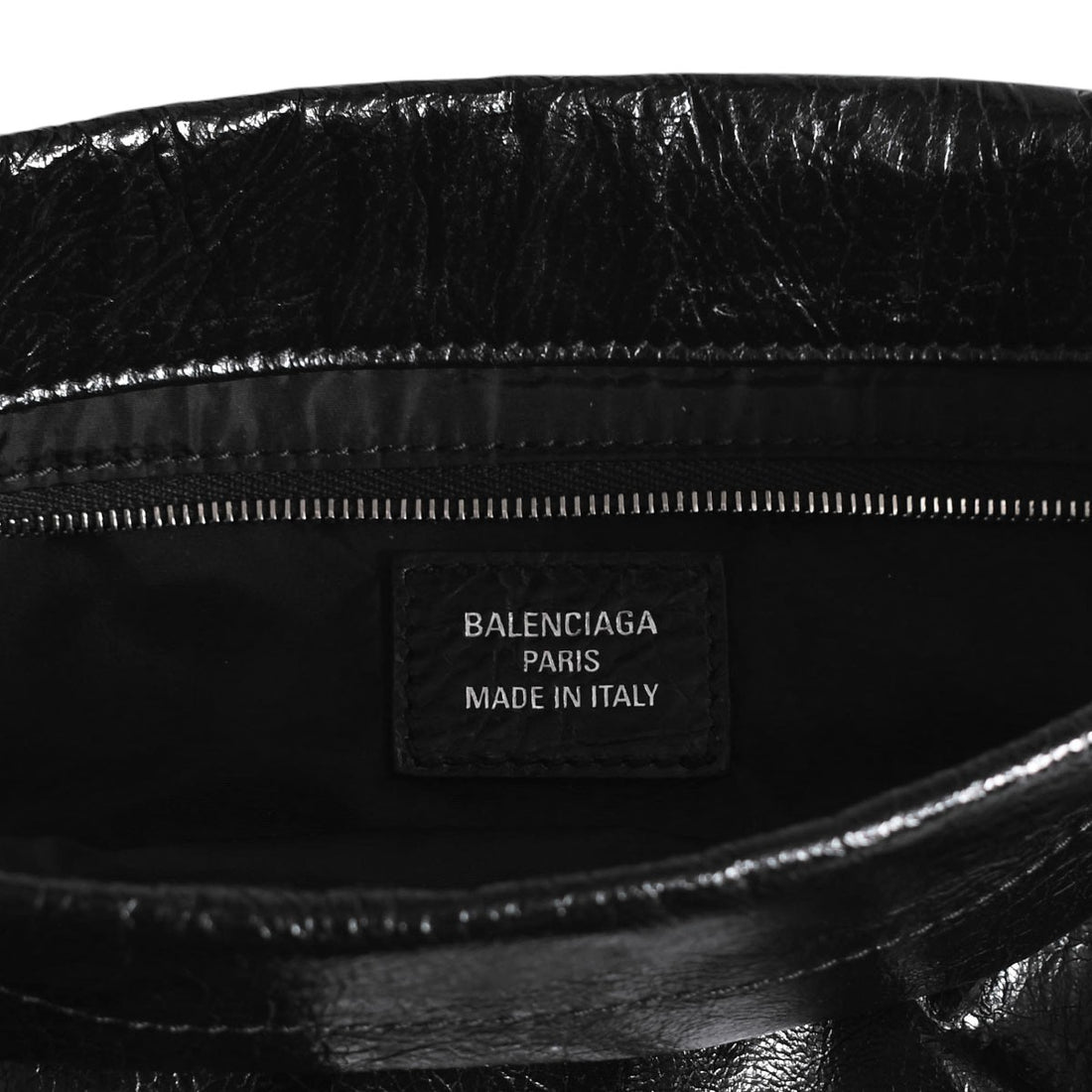 [BALENCIAGA]SHOPPER DUSTBAG CROSSB POUCH M/BLACK/WHITE(8471092ABH6)