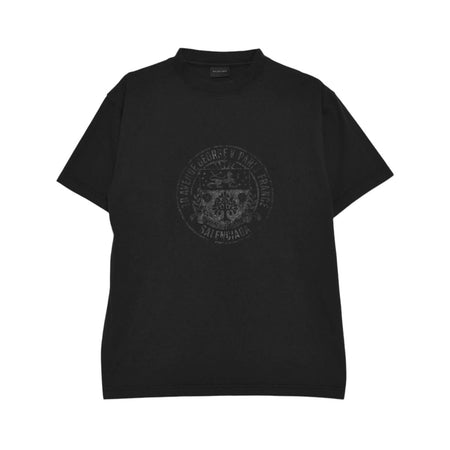 [BALENCIAGA]Standard T-shirt/WASHED BLACK(850261TTVV3)