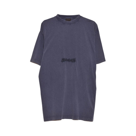 [BALENCIAGA]Medium Fit T-shirt/DARK BLUE(850403TTVO8)