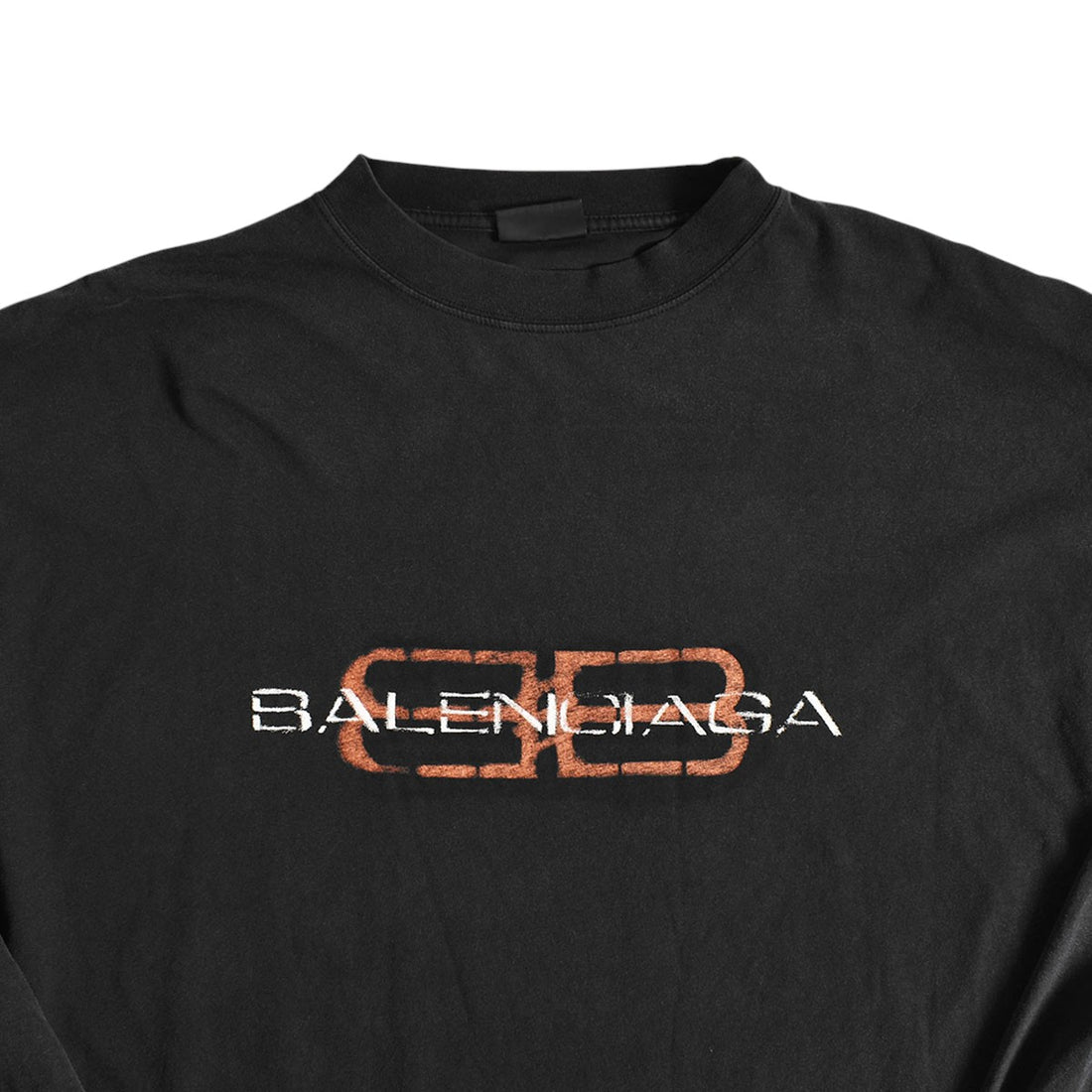 [BALENCIAGA]L/S Large Fit T-Shirt/BLACK(850404TTVD6)