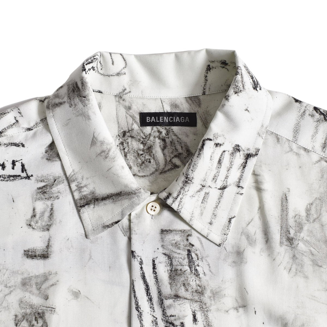 [BALENCIAGA]S/S Minimal Shirt/GRAY(852334TTL78)