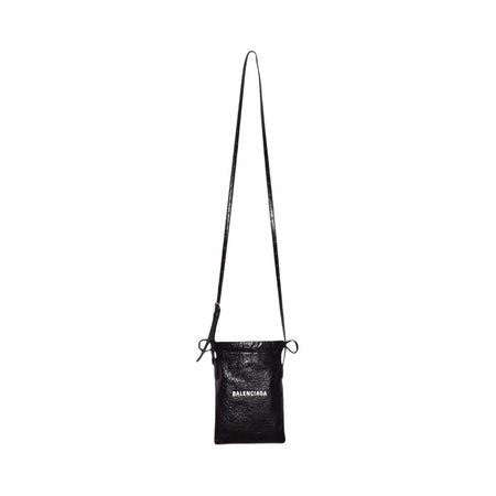 [BALENCIAGA]SHOPPER PHONE HOLDER/BLACK(8529302ABH6)