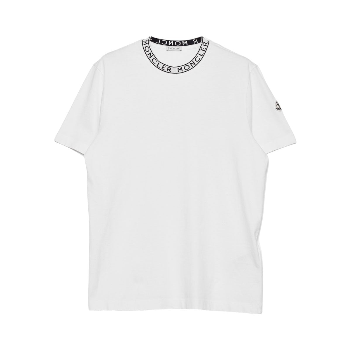MONCLER　バンダナ柄切り抜き　ホワイトTシャツ 中古・古着通販】MONCLER (モンクレール) バンダナロゴTシャツ/SS
