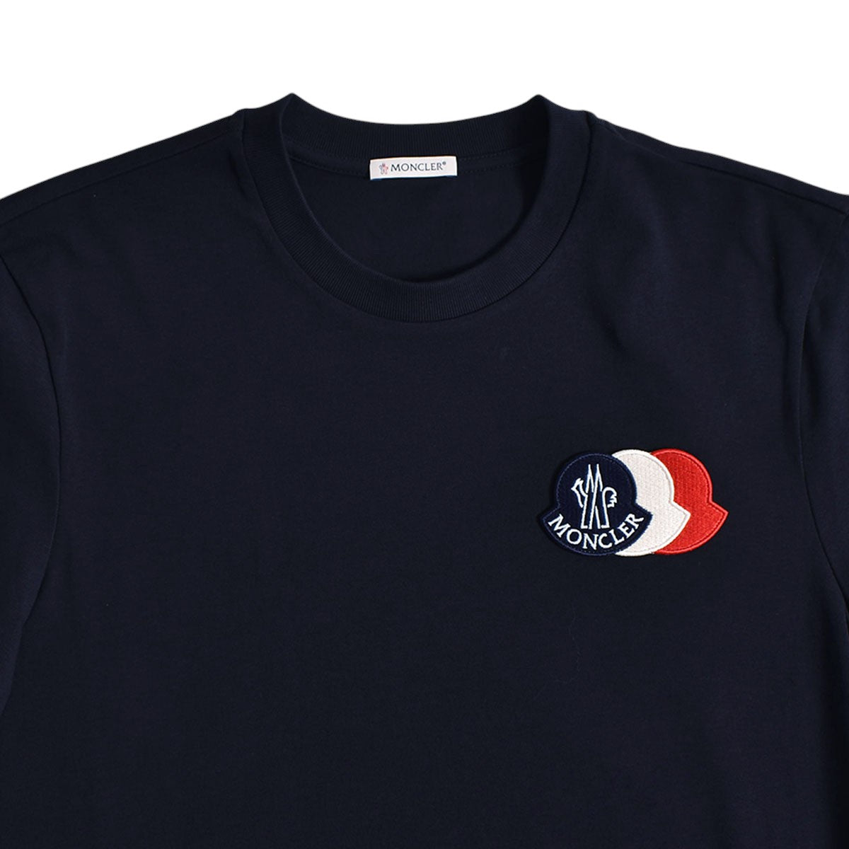 M　　　2枚セットMONCLER ネイビー ロゴ Tシャツ M 2枚セットMONCLER ネイビー ロゴ Tシャツ ネイビー（紺）系 MONCLER