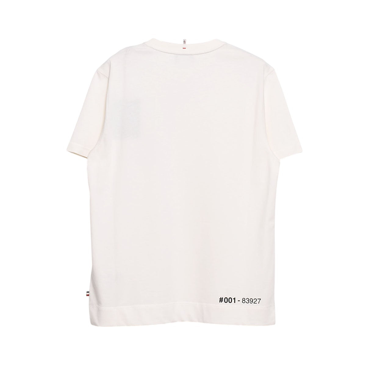 #MONCLERホワイト Tシャツ #001-83927 MONCLER モンクレール メンズ Tシャツ 091-8C00004-83927 LOGO T-SHIRT
