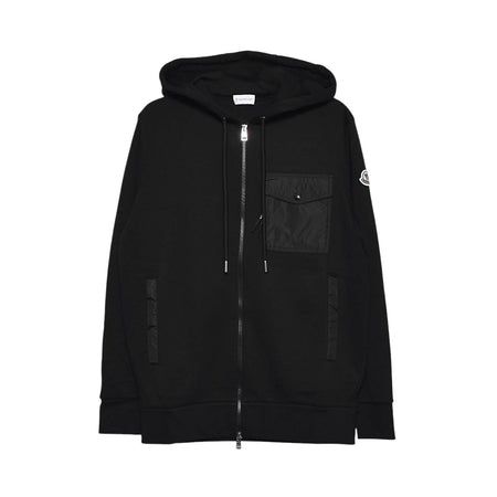 [MONCLER]FELPA APERTA CON ZIP/BLACK(8G000-72-89A8F)