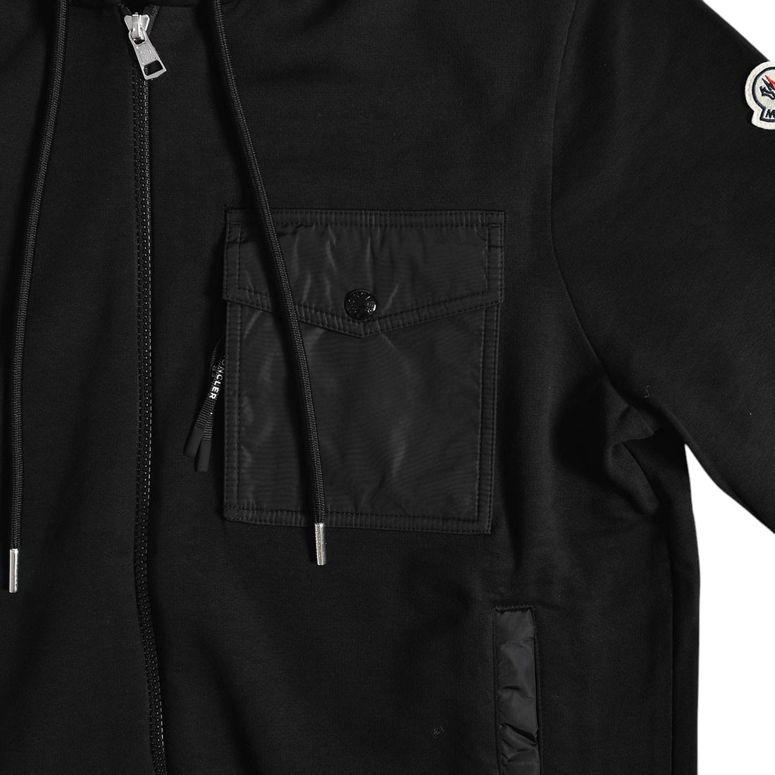 [MONCLER]FELPA APERTA CON ZIP/BLACK(8G000-72-89A8F)