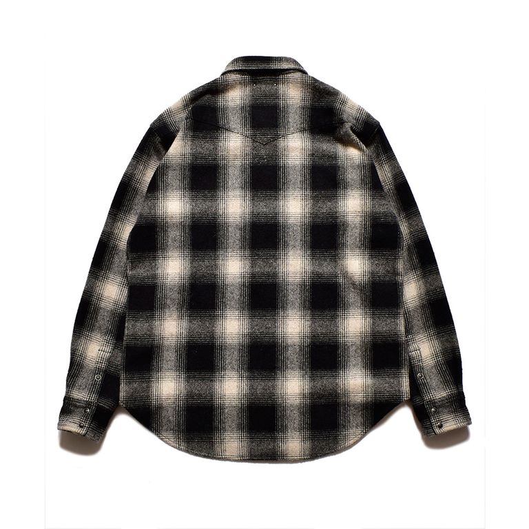 [MINEDENIM]Ombre Check Flannel RF Western SH/BLT(2310-5001)