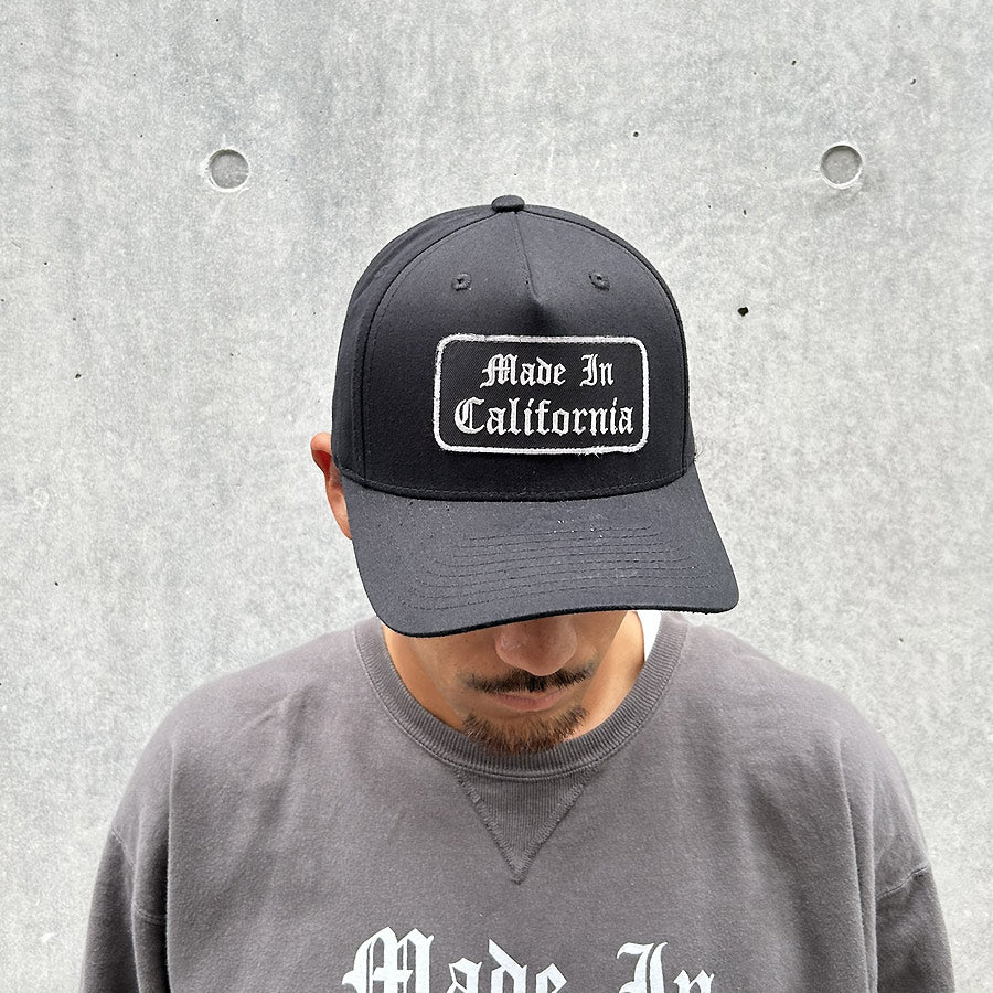 STANDARD CALIFORNIA]CALIFOLKS Patch Baseball Cap/BLACK