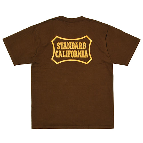 STANDARD CALIFORNIA]SD Heavyweight Basic Logo T/BROWN(TSOAU090 